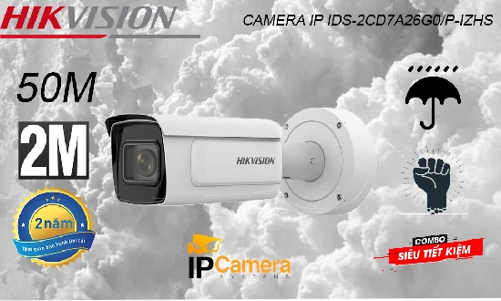 Lắp đặt camera tân phú ✪  Camera iDS-2CD7A26G0/P-IZHS Giá rẻ