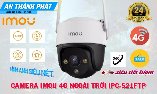 Camera Imou 4G Ngoài Trời IPC-S21FTP