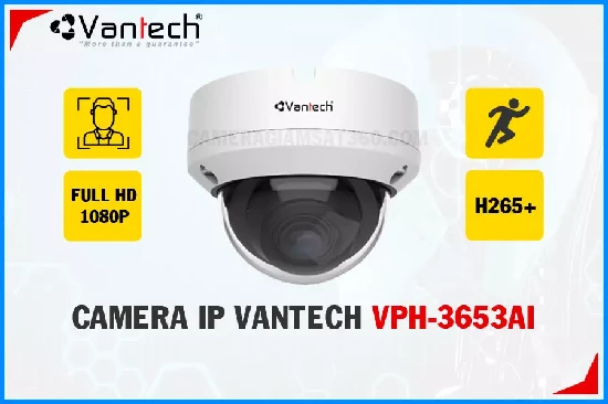 Lắp đặt camera tân phú Camera IP Vantech AI VPH-3653AI