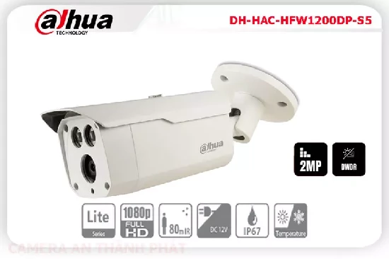 Lắp đặt camera tân phú Camera dahua DH HAC HFW1200DP S5