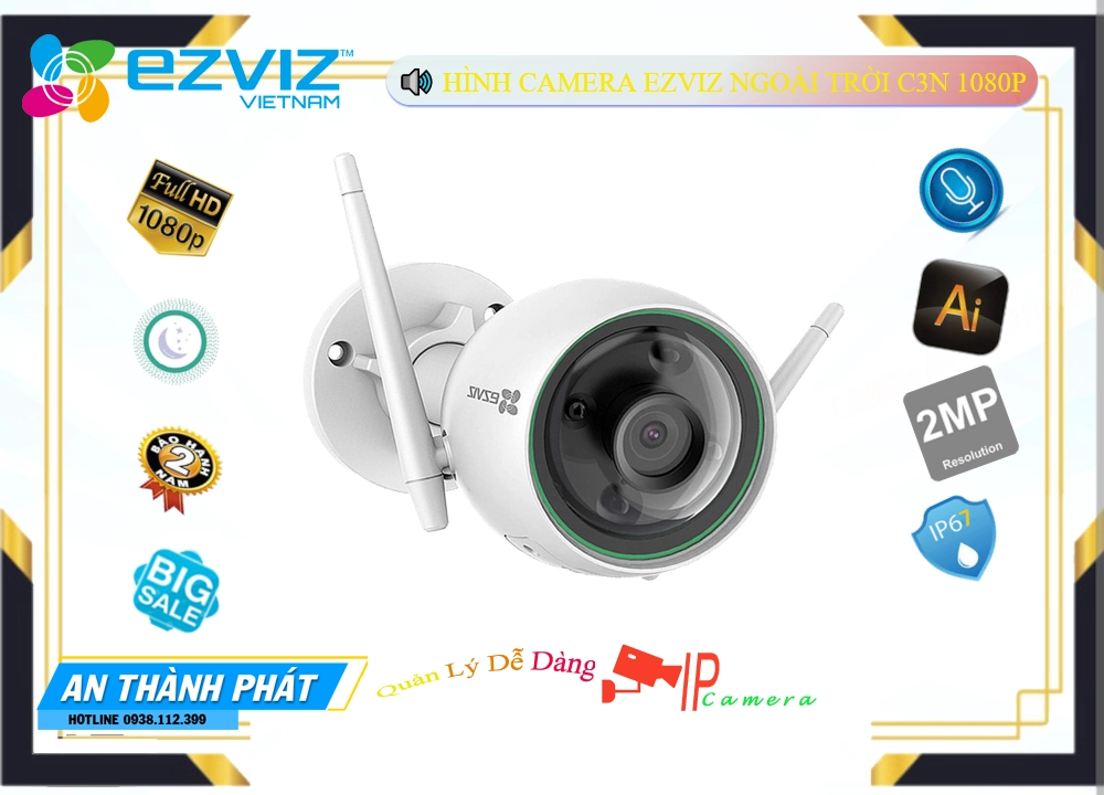 Camera Wifi Ezviz C3N 1080P,thông số C3N 1080P,C3N 1080P,Chất Lượng C3N 1080P,C3N 1080P Công Nghệ Mới,C3N 1080P Chất