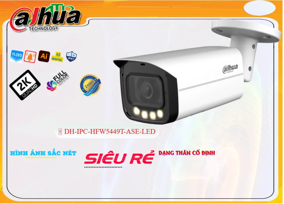 Camera Dahua DH-IPC-HFW5449T-ASE-LED,Giá DH-IPC-HFW5449T-ASE-LED,DH-IPC-HFW5449T-ASE-LED Giá Khuyến Mãi,bán Dahua