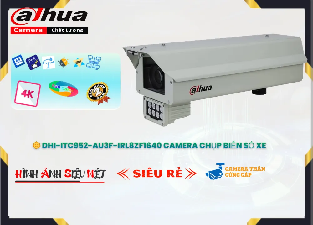 Camera Dahua DHI-ITC952-AU3F-IRL8ZF1640,Giá DHI-ITC952-AU3F-IRL8ZF1640,DHI-ITC952-AU3F-IRL8ZF1640 Giá Khuyến Mãi,bán