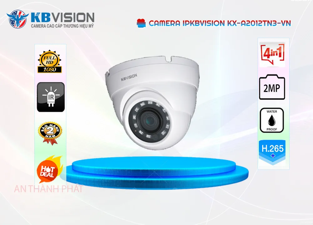 Camera IP Dome Kbvision KX-A2012TN3-VN,KX-A2012TN3-VN Giá Khuyến Mãi, Công Nghệ POE KX-A2012TN3-VN Giá
