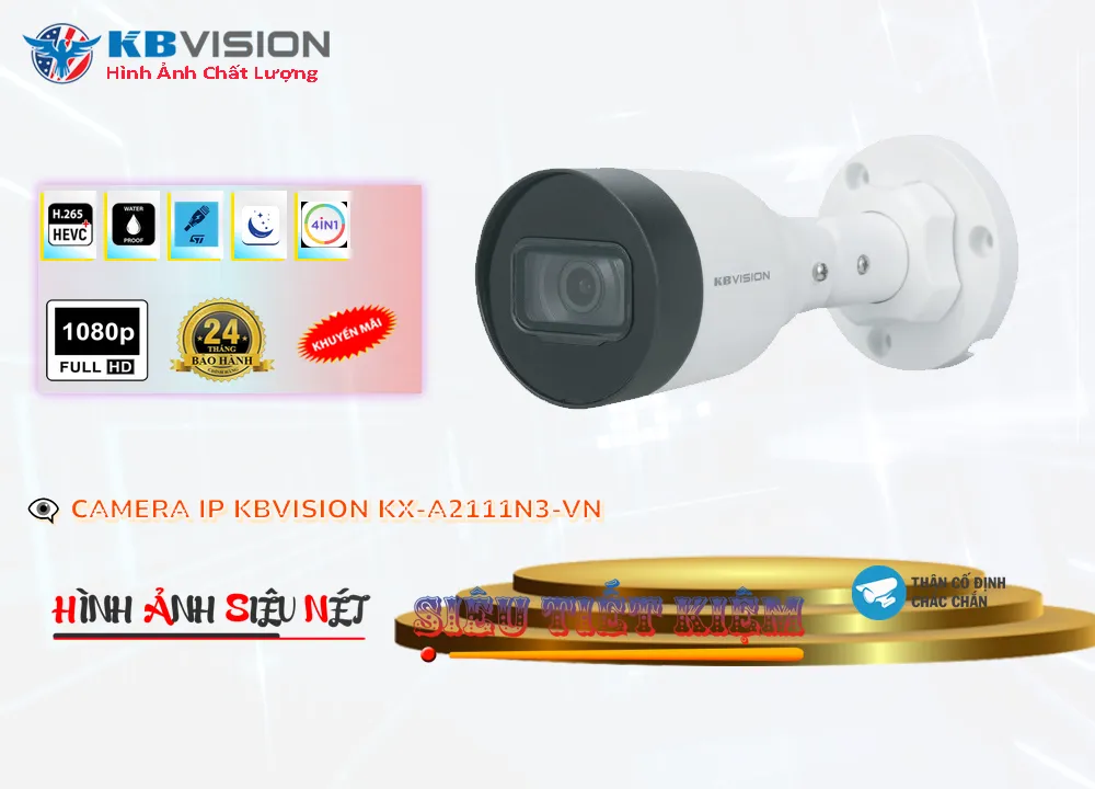 KX A2111N3 VN,Camera IP Kbvision KX-A2111N3-VN,Chất Lượng KX-A2111N3-VN,Giá Công Nghệ POE KX-A2111N3-VN,phân phối