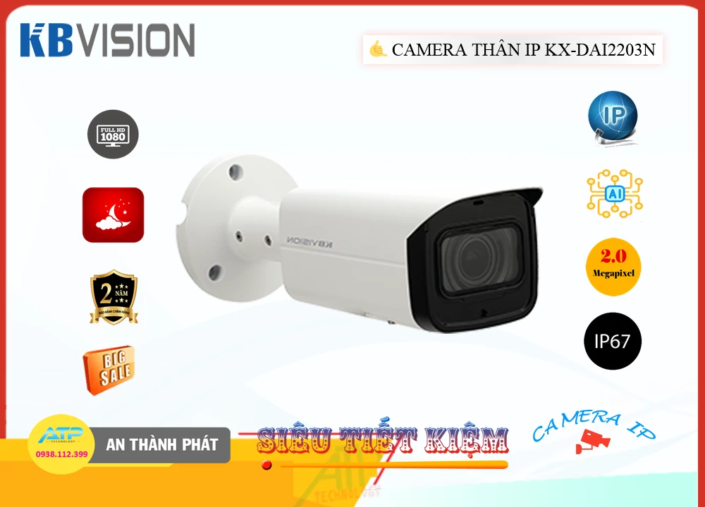 Camera KBvision KX-DAi2203N,KX-DAi2203N Giá Khuyến Mãi, Công Nghệ POE KX-DAi2203N Giá rẻ,KX-DAi2203N Công Nghệ Mới,Địa