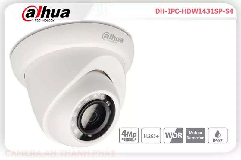 DH IPC HDW1431SP S4,Camera ip dahua DH-IPC-HDW1431SP-S4,Chất Lượng DH-IPC-HDW1431SP-S4,Giá Công Nghệ POE