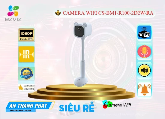 Lắp đặt camera tân phú CS-BM1-R100-2D2WF-Ra Camera Với giá cạnh tranh Wifi Ezviz