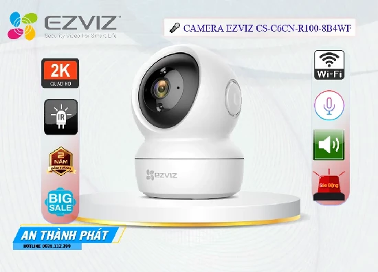 Lắp đặt camera tân phú CS-C6CN-R100-8B4WF Wifi Ezviz Với giá cạnh tranh