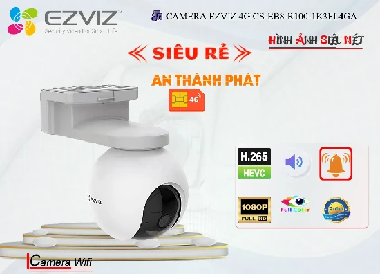 Lắp đặt camera tân phú CS-EB8-R100-1K3FL4GA Camera Chính Hãng Wifi Ezviz