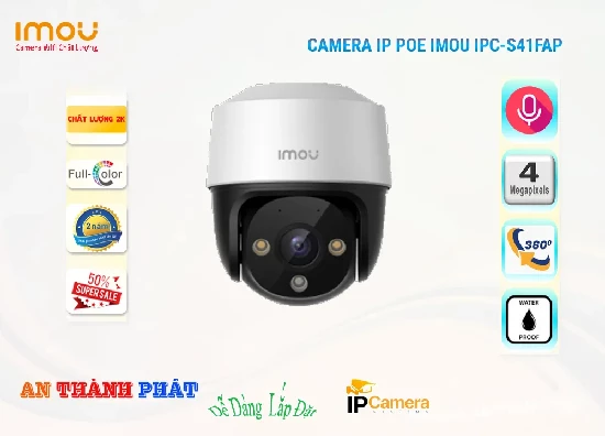 IPC-S41FAP, camera IPC-S41FAP, camera Ip POE IPC-S41FAP, camera IP IPC-S41FAP, camera Imou IPC-S41FAP, Imou IPC-S41FAP, Camera POE IPC-S41FAP, lắp camera IPC-S41FAP