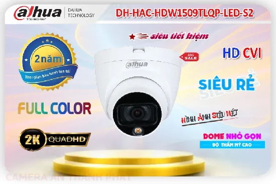 Lắp đặt camera tân phú Camera DH-HAC-HDW1509TLQP-LED-S2 Dahua ❂ 