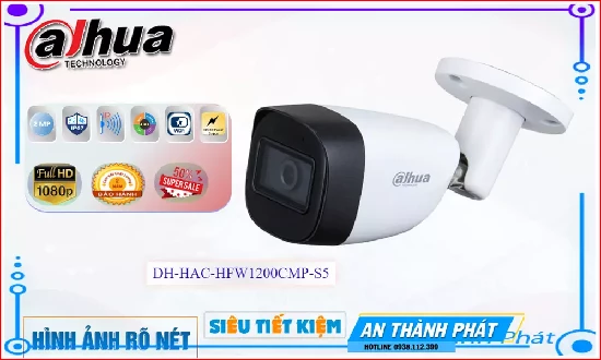 Lắp đặt camera tân phú DH-HAC-HFW1200CMP-S5 Camera Giá Rẻ Dahua