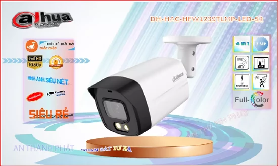 Lắp đặt camera tân phú Camera DH-HAC-HFW1239TLMP-LED-S2 Giá rẻ