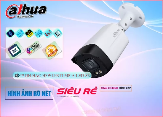 Lắp đặt camera tân phú DH-HAC-HFW1509TLMP-A-LED-S2 Camera Dahua