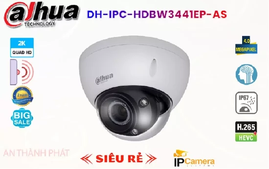 Lắp đặt camera tân phú Camera IP Dahua DH-IPC-HDBW3441EP-AS