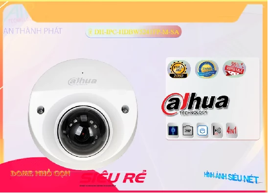 Lắp đặt camera tân phú Camera Dahua DH-IPC-HDBW5241FP-M-SA  