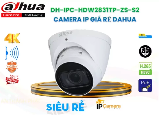 Lắp đặt camera tân phú Camera IP Dahua DH-IPC-HDW2831TP-ZS-S2
