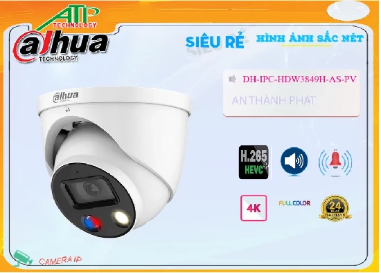 Lắp đặt camera tân phú Camera Dahua DH-IPC-HDW3849H-AS-PV