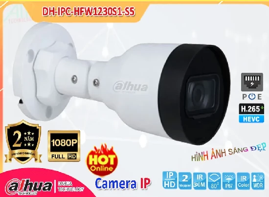 Lắp đặt camera tân phú DH-IPC-HFW1230S1-S5 Camera Chất Lượng Dahua