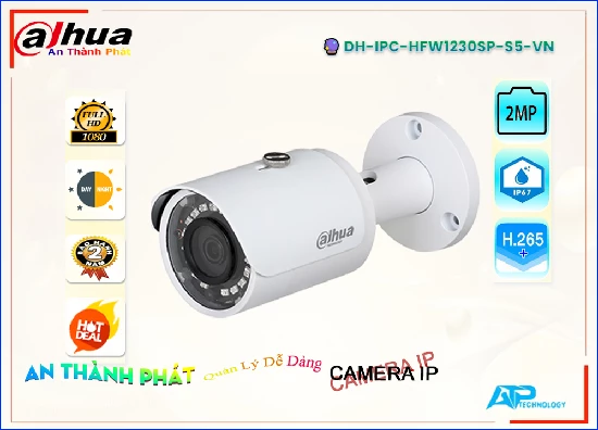 Lắp đặt camera tân phú Dahua DH-IPC-HFW1230SP-S5-VN Sắc Nét