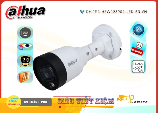 Lắp đặt camera tân phú Camera DH-IPC-HFW1239S1-LED-S5-VN Dahua Chất Lượng