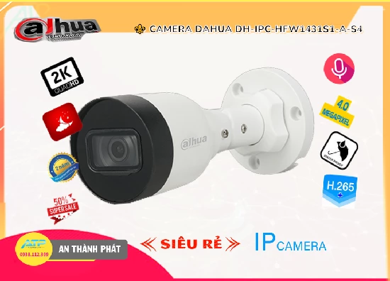 Lắp đặt camera tân phú Camera An Ninh Dahua DH-IPC-HFW1431S1-A-S4