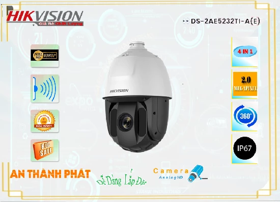 Lắp đặt camera tân phú Camera DS-2AE5232TI-A(E) Hikvision 🌟👌