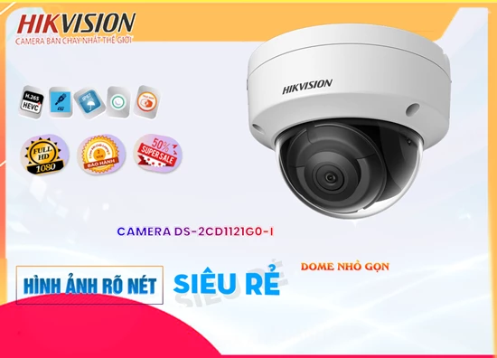 Lắp đặt camera tân phú Hikvision DS-2CD1121G0-I Sắc Nét