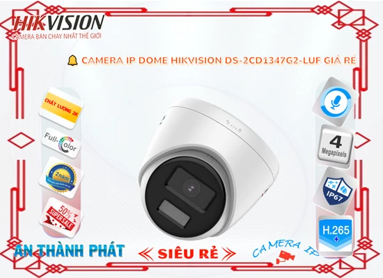Lắp đặt camera tân phú Camera Hikvision giá rẻ chất lượng cao DS-2CD1347G2-LUF