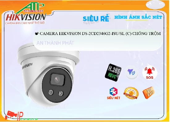 Lắp đặt camera tân phú Camera DS-2CD2346G2-ISU/SL(C) Giá rẻ