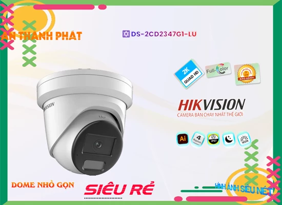 Lắp đặt camera tân phú Camera Hikvision Thiết kế Đẹp DS-2CD2347G1-LU