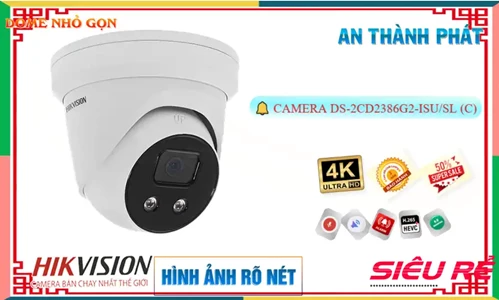 Lắp đặt camera tân phú DS-2CD2386G2-ISU/SL(C) Camera Thiết kế Đẹp Hikvision