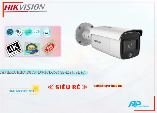Lắp đặt camera tân phú Camera  Hikvision Chất Lượng DS-2CD2686G2-IZSU/SL(C)