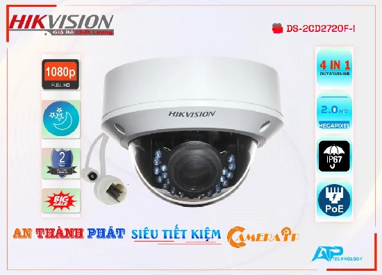 Lắp đặt camera tân phú Camera DS-2CD2720F-I  Hikvision ☑