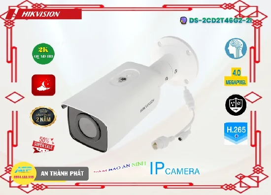 Lắp đặt camera tân phú Camera Hikvision DS-2CD2T46G2-2I Tiết Kiệm