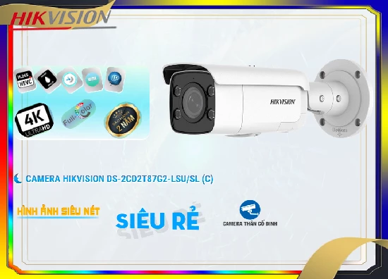 Lắp đặt camera tân phú DS-2CD2T87G2-LSU/SL(C) Sắc Nét Hikvision