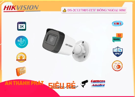 Lắp đặt camera tân phú Camera Hikvision DS-2CE17H0T-IT5F
