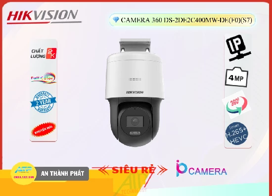 Lắp đặt camera tân phú DS-2DE2C400MW-DE(F0)(S7) Camera Chất Lượng Hikvision