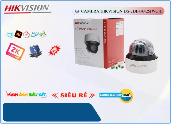 Lắp đặt camera tân phú DS-2DE4A425IWG-E Sắc Nét Hikvision