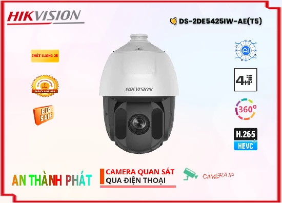 Lắp đặt camera tân phú DS-2DE5425IW-AE(T5) Camera Giá Rẻ Hikvision