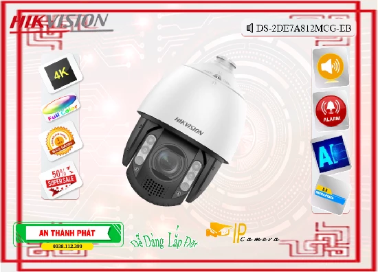 Lắp đặt camera tân phú DS-2DE7A812MCG-EB Camera Chính Hãng Hikvision