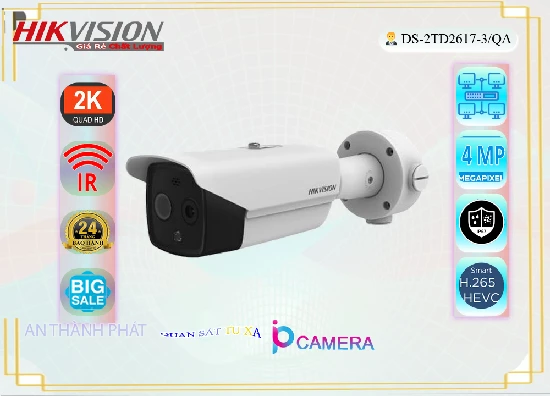 Lắp đặt camera tân phú Camera Hikvision Thiết kế Đẹp DS-2TD2617-3/QA
