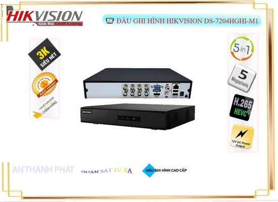 Lắp đặt camera tân phú Hikvision DS-7204HGHI-M1 Hình Ảnh Đẹp