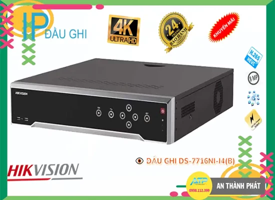 Lắp đặt camera tân phú DS-7716NI-I4 (B) Hikvision Chất Lượng