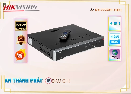Lắp đặt camera tân phú Đầu Ghi Hikvision Giá rẻ DS-7732NI-I4(B)