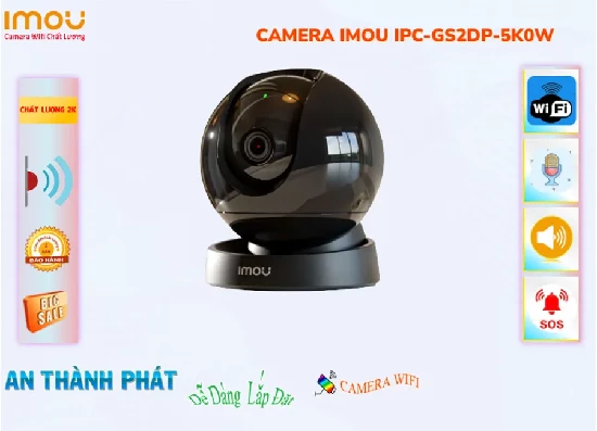 Lắp đặt camera tân phú ✨ IPC-GS2DP-5K0W Camera Giá rẻ  Wifi Imou