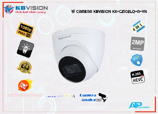 Lắp đặt camera tân phú Camera KX-C2102LQ-A-VN KBvision Với giá cạnh tranh