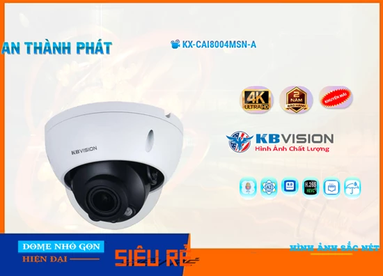 Lắp đặt camera tân phú Camera KX-CAi8004MSN-A KBvision Thiết kế Đẹp