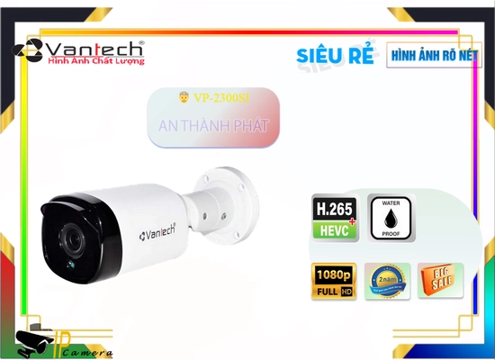 Lắp đặt camera tân phú ✲  Camera VP-2300SI VanTech đang khuyến mãi